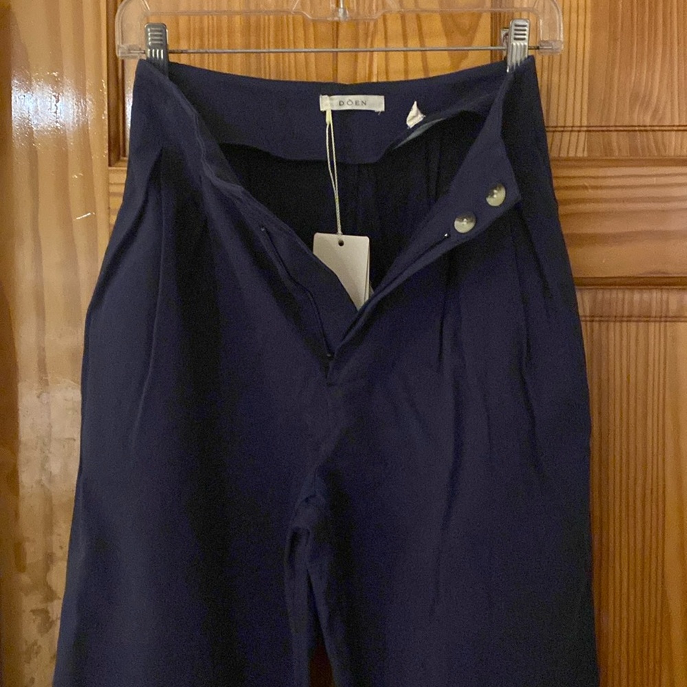 NWT Doen Louvre Pant, Adriatic size 0